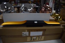 *iLite Black & Gold Aluminium Wall Lamp