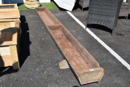 Country Pine Feeding Trough (AF)