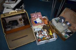 Vintage Singer Electric Sewing Machine plus Sewing