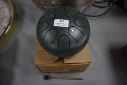 White Pentatonic Steel Tongue Drum