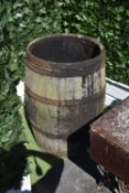 Vintage Beer Barrel Planter
