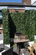 Three Panels of Artificial Ivy Leaf Screening Plan