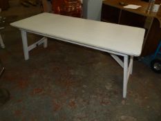 *Folding Wooden Table in White