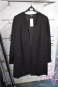 *Evans Black Long Open Jacket Size: 26