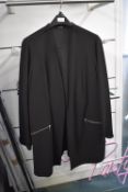 *Evans Black Long Open Jacket Size: 26