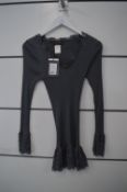 *Rosemunde Silk Mix Grey Long Sleeve Top Size: L