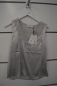 *Rosemunde Silk Top in Pale Grey Size: 36