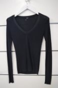 *Joseph Black Silk Mix Jumper Size: S