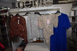 *Six Assorted Miss Selfridge Tops Size: 8