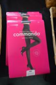 *Four Commando Semi Opaque Tights Sizes: 2x S, 2x M