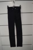 *Ida High Top Cigarette Black Jeans Size: 24
