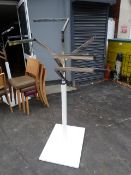 *Chrome & White Four Branch Tree Style Garment Rail