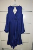 *Three Floor Fashion Blue Eclectic Dress Size: 10 RRP: £295