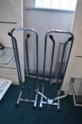 *Two Metal Coat Hanger Stands