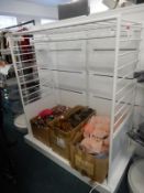 *White Metal Clothes Rack