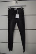*Pistola Mid Rise Black Skinny Jeans Size: 25