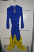 *Studio by Preem Blue & Yellow Dress Size: 8