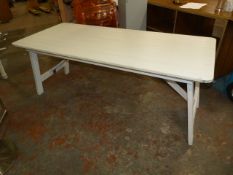*Folding Wooden Table in White
