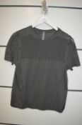 *Varley Grey Stretch T-Shirt Size: S/M