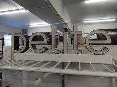 *Petite Illuminated Shop Display Sign