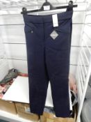 *Evans Blue Taper Leg Trousers Size: 14