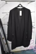 *Evans Black Long Open Jacket Size: 28
