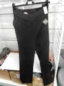 *Evans Black Wide Leg Trousers Size: 18