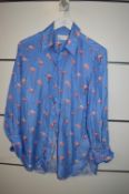 *Victoria Beckham Silk Flamingo Shirt Size: 10