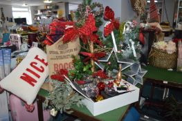 *Christmas Decorations, Trees, Cushions, Stars, etc.