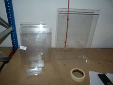 *Quantity of Assorted Clear Display Signs