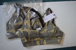 *Two Varley Camo Bralettes Sizes: L and XL