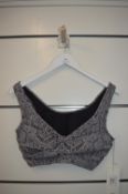 *Varley Cullum Snakeskin Effect Bralette Top Size: XL