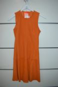 *Victoria Beckham Goat Suede Sleeveless Shift Dress Size: 6 RRP £895