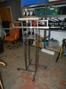 *Steel Four Branch Tree Style Garment Rail