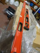 *Five Sets of Two Minotaur Spirit Levels (1x 600mm