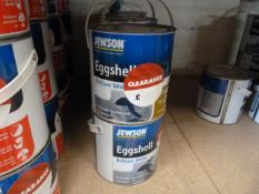 *2x 2.5L of Eggshell Brilliant White