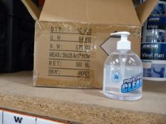 *Six Boxes of 12 Bottles of Pristine Clean Antibacterial Hand Sanitiser 17floz