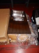 *3x Stainless Steel Inset Kitchen Sinks