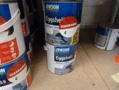 *2x 2.5L of Eggshell Brilliant White