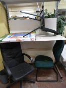 Outdoor Connect 4, Three Chairs, and an Artificial