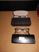 3x Pelsop Fashion Glasses
