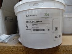 *5kg Tub of Copper Clout Nail 3x30mm