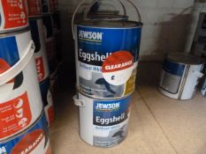 *2x 2.5L of Eggshell Brilliant White
