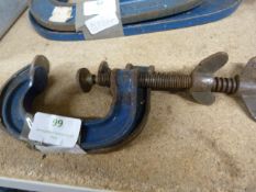 Two Record G-Clamps (1x 2