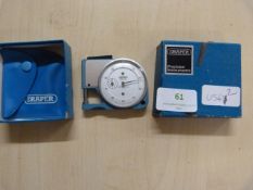*Draper 0-12mm Dial Gauge Thickness Tester