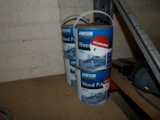 *4x 2.5L of White Wood Primer