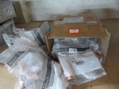 *Box of Various Copper Fittings; 22mm Soldering Co