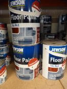 *3x 5L of Red Tile Floor Paint