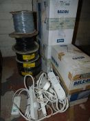 *Three Boxes of UPT Cable, Five Reels of Data Cabl