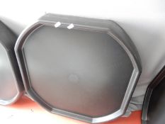 *3x Black Plastic Cement/Concrete Mixing Trays